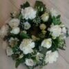 funeral wreath white